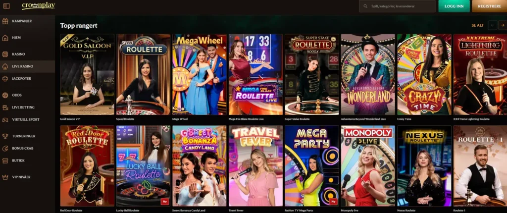 live casino crownplay