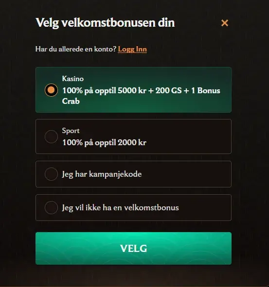 registrer deg crownplay