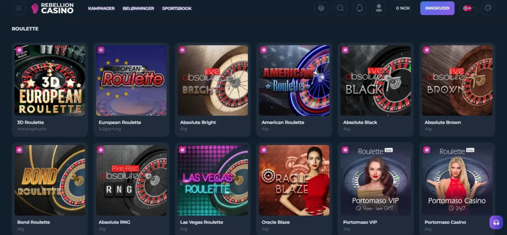 rulett main rebellion