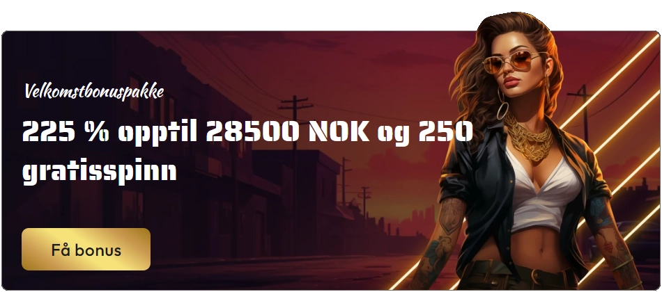 Gangsta Casino - Velkomstpakke