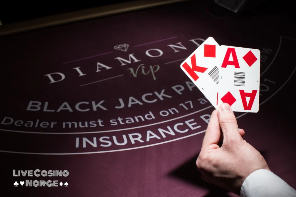 Hvordan spille Blackjack Diamond VIP - Evolution Gaming 